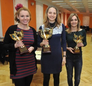 3. Ljilja Drljević 1. Adriana Nikolova 2. Karina Ambartsumova